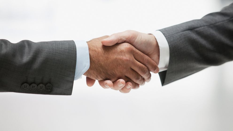 Handshake representing a one-stop trade partner